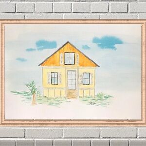 Original 11x14" Beach house